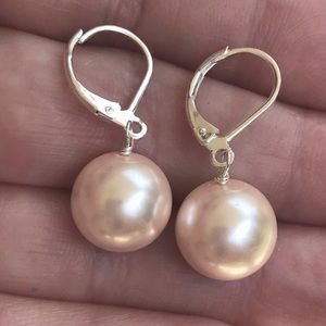 12 mm South Sea Shell Pearl Earrings